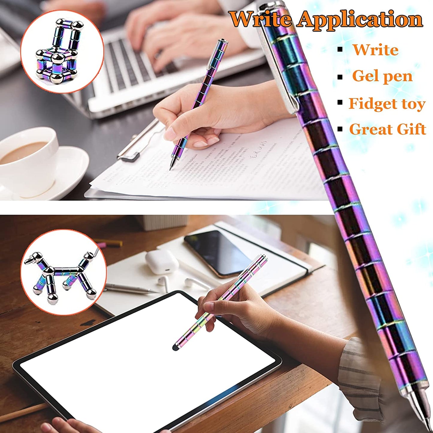 Decompression Fidget Pen Kids Magnetic Toy Pen