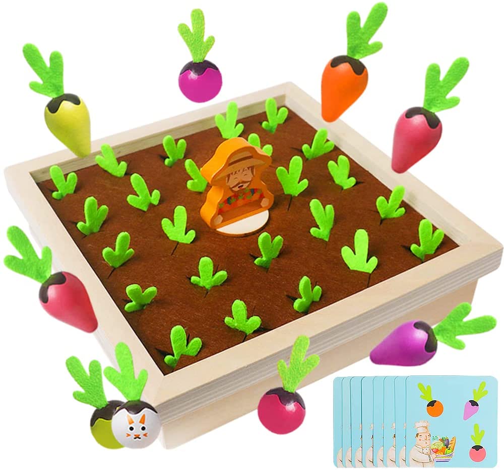 Carrot Harvest Game Montessori Toy