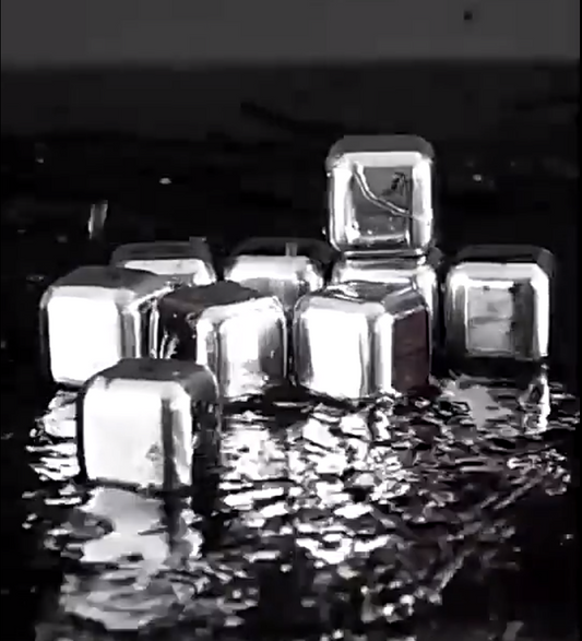 Ice Cubes Reusable Stainless Steel for Coolers