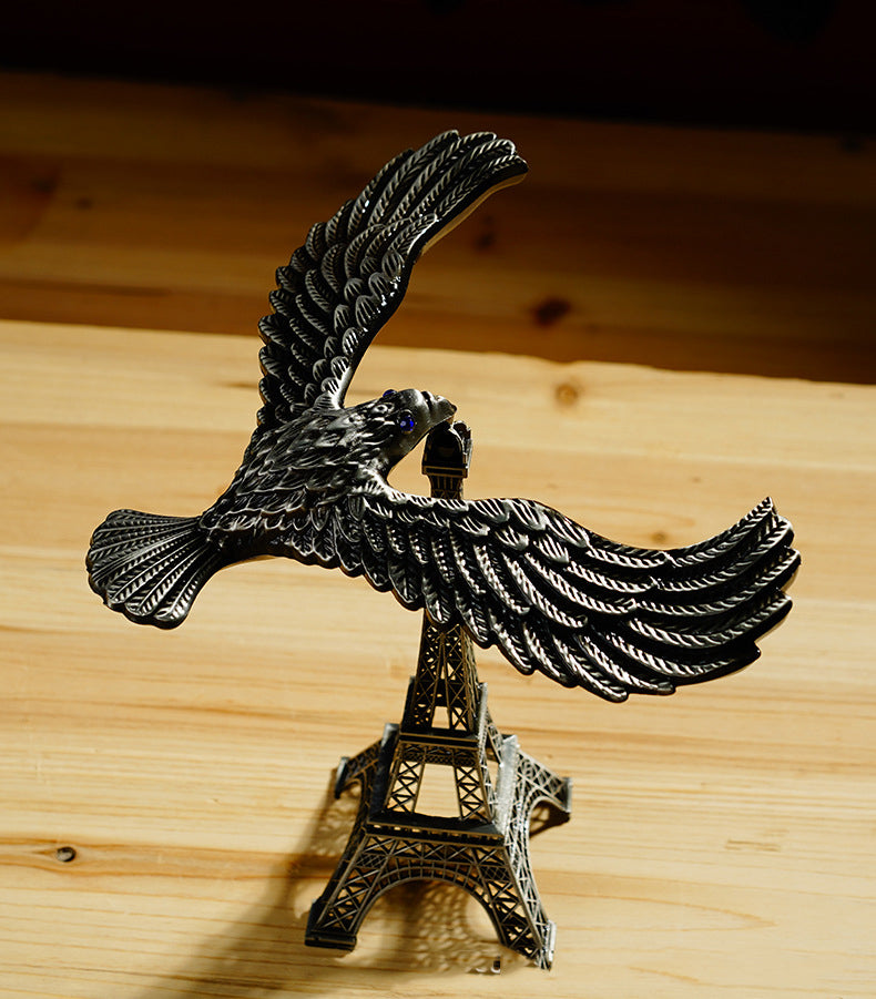 Balance Bird, Eiffel Tower with a Balance Eagle Tabletop Decoration and Children's Gift 1PCS