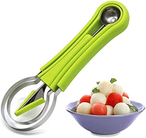 Professional 4 In 1 Stainless Steel Watermelon Cutter Fruit Carving Tools 1 PCS