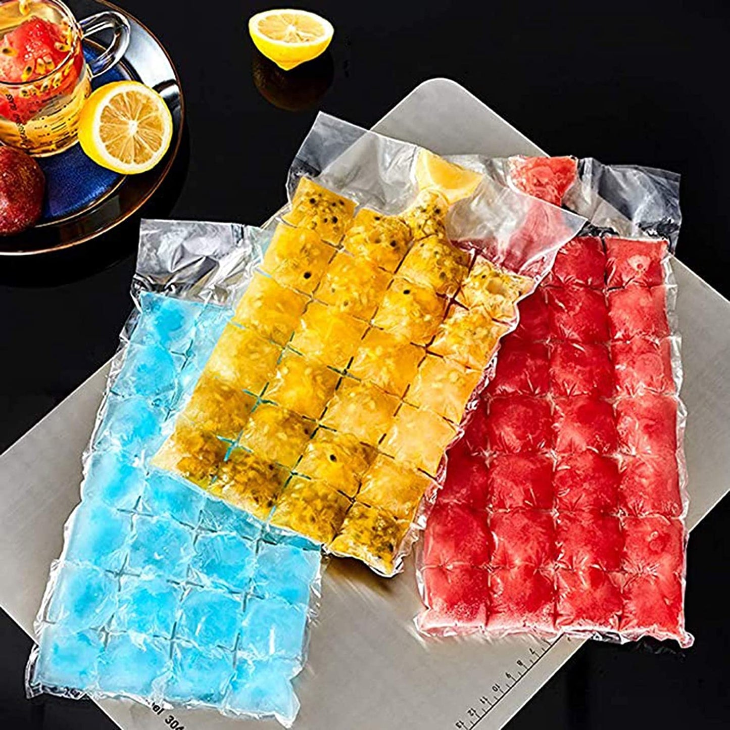 Disposable Ice Cube Bags1200 Ice Cubes, 50 Bags