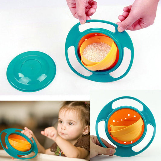 Gyro Bowl for Toddlers-Baby Magic Bow 360 Bowl Rotations - 1 Piece