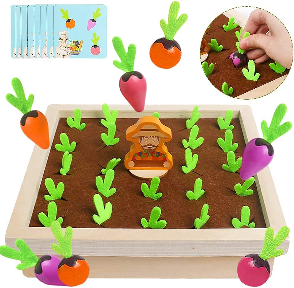 Carrot Harvest Game Montessori Toy