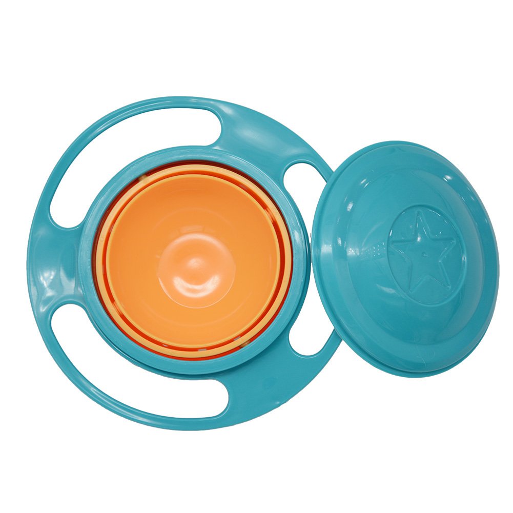 Gyro Bowl for Toddlers-Baby Magic Bow 360 Bowl Rotations - 1 Piece