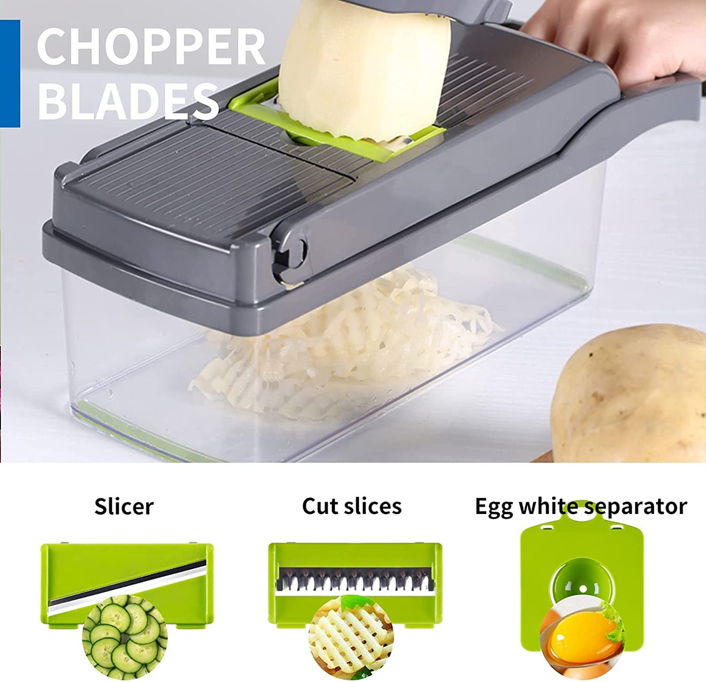 Pro 13 in 1 professional food Chopper multifunctional Vegetable Chopper- 1 Set