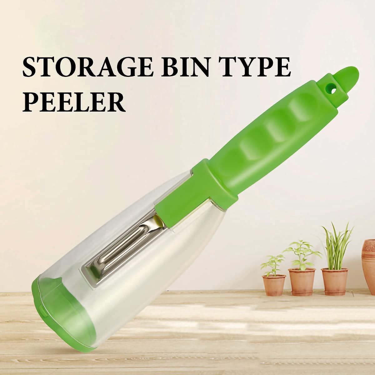 Vegetable Peeler for Kitchen Green