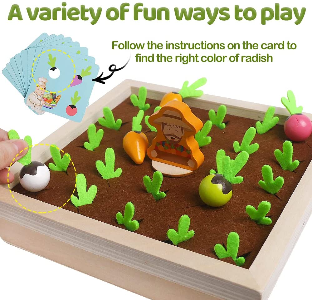 Carrot Harvest Game Montessori Toy