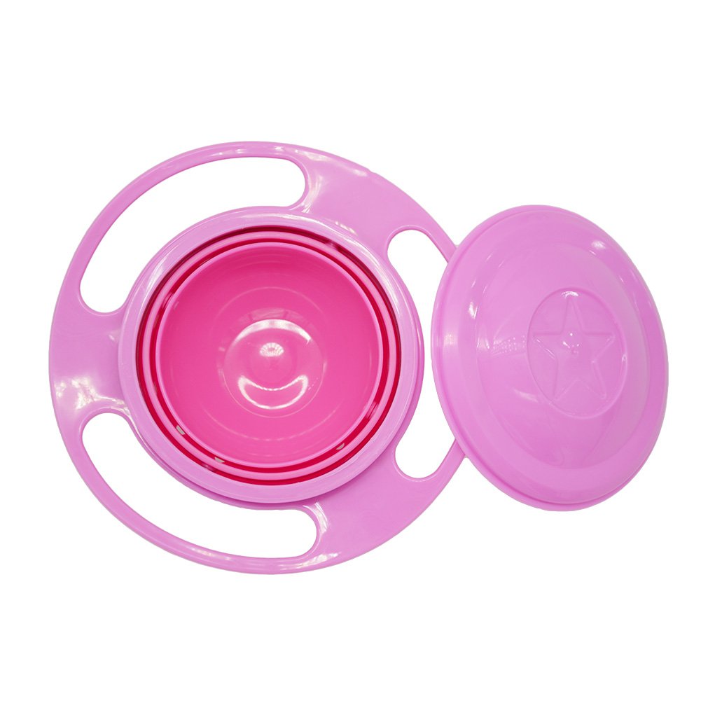 Gyro Bowl for Toddlers-Baby Magic Bow 360 Bowl Rotations - 1 Piece