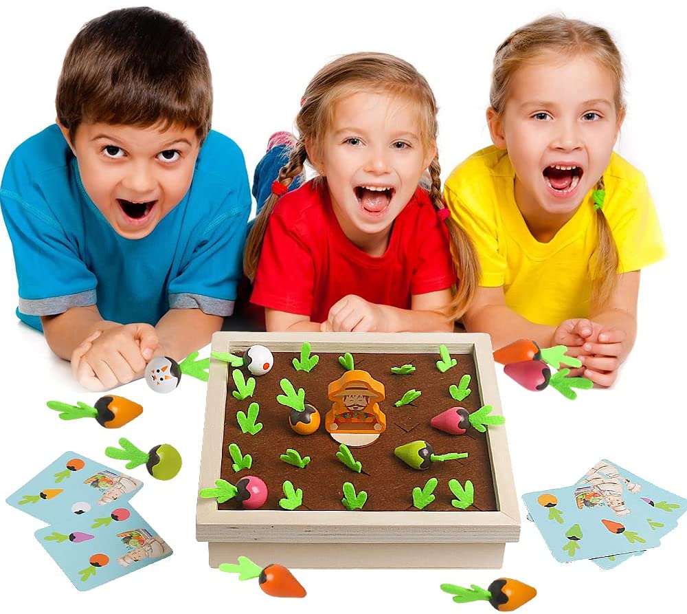 Carrot Harvest Game Montessori Toy