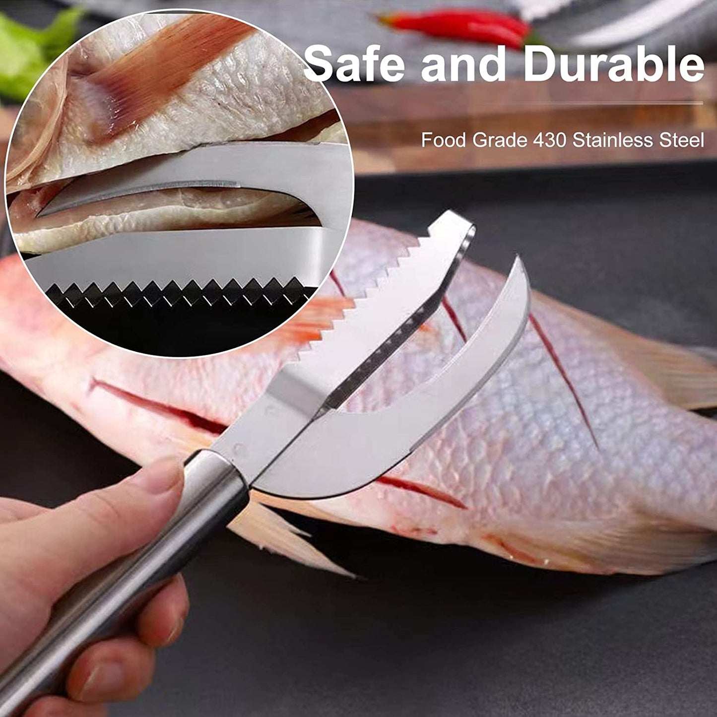 Stainless Steel 3 In 1 Fish Maw Knife