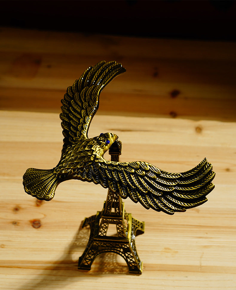 Balance Bird, Eiffel Tower with a Balance Eagle Tabletop Decoration and Children's Gift 1PCS