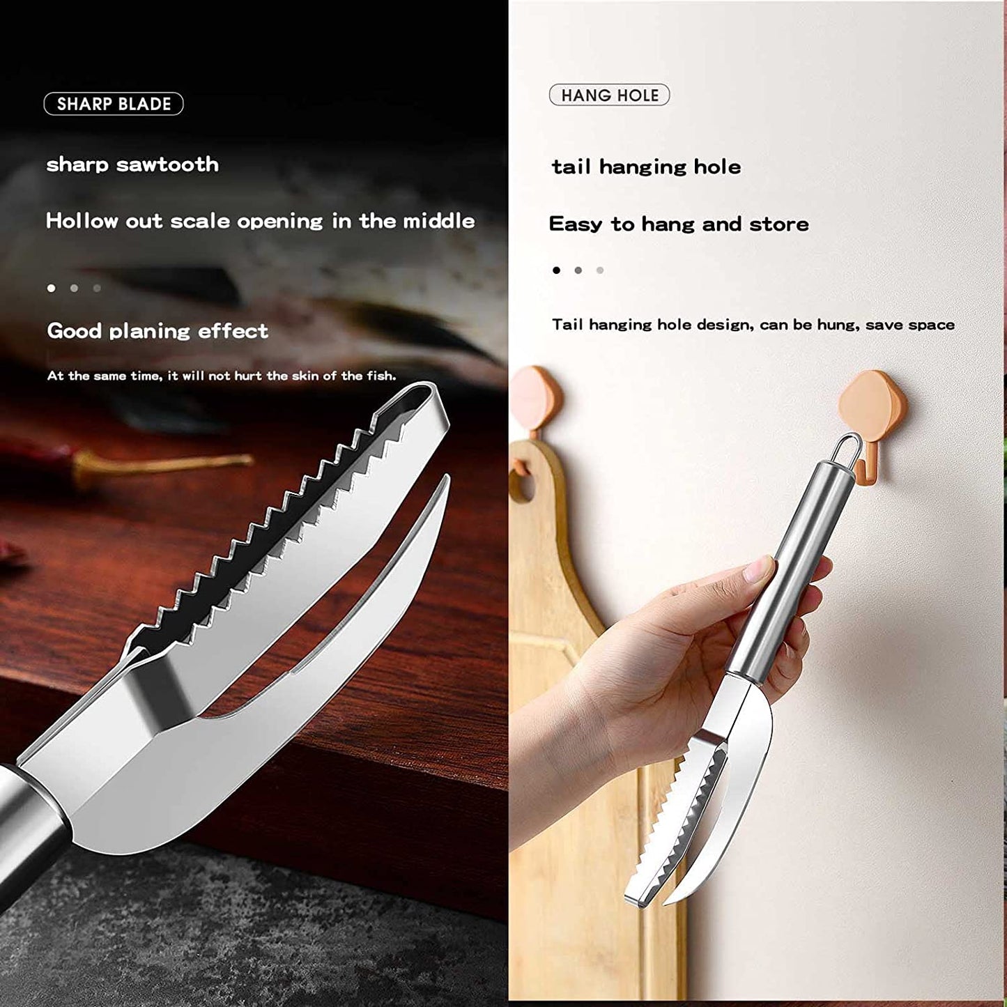 Stainless Steel 3 In 1 Fish Maw Knife