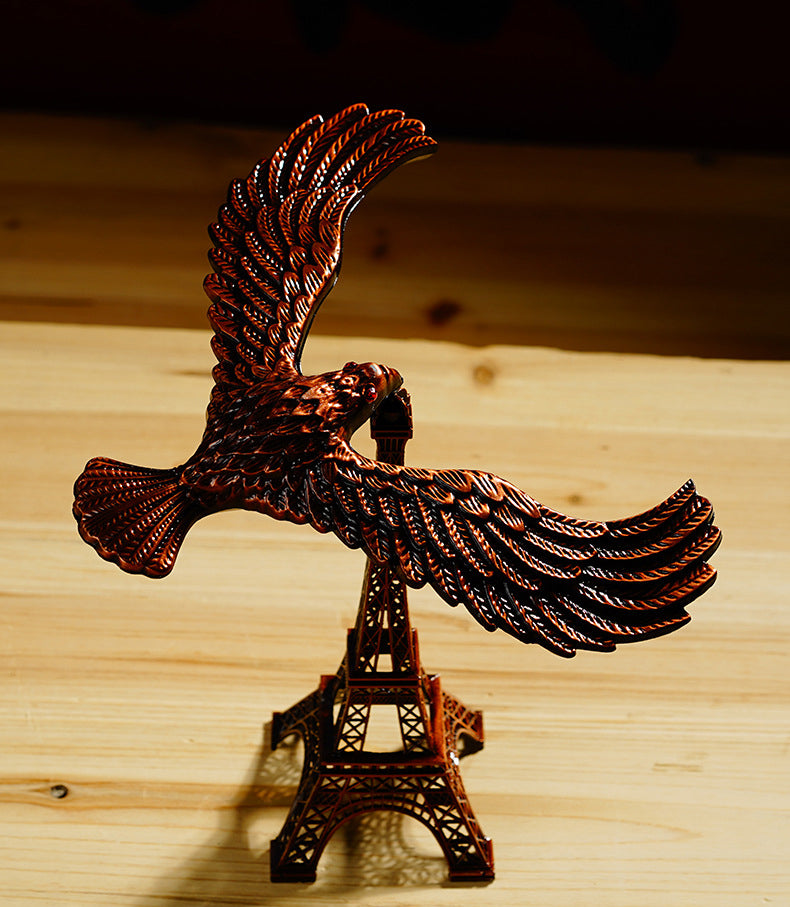 Balance Bird, Eiffel Tower with a Balance Eagle Tabletop Decoration and Children's Gift 1PCS